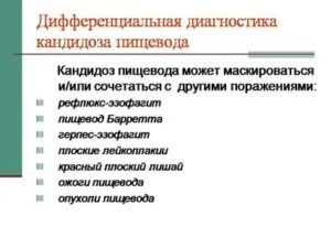 Лечение кандидоза пищевода народными средствами отзывы