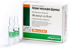 Лечение тиосульфатом натрия при эндометриозе