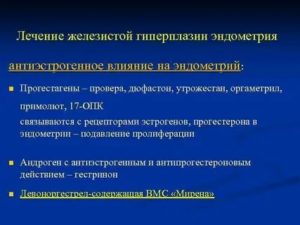 Дюфастон при лечении гиперплазии эндометрия отзывы врачей