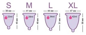 Как подобрать размер менструальной чашечки