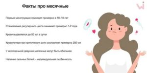 Как начинаются месячные первый раз симптомы