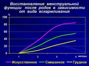 Когда после родов начинаются месячные при искусственном вскармливании