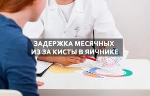 Может ли быть задержка месячных из-за кисты в одном яичнике