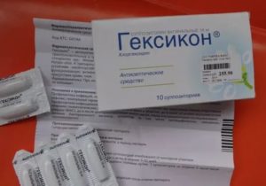 Как ставить свечи гексикон во время месячных