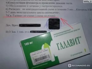Как применять галавит при эндометриозе