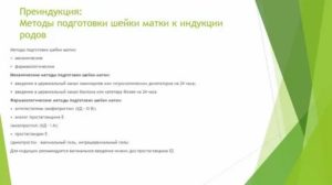 Препараты для подготовки шейки матки к родам в