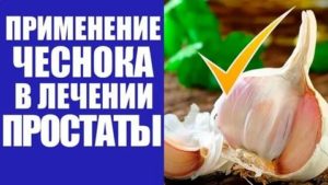 Чеснок при простатите и аденоме простаты