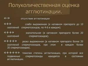 Препараты для лечения агглютинации сперматозоидов