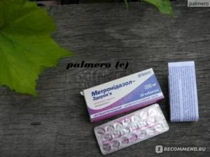 Метронидазол от молочницы таблетки и свечи вместе
