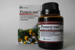 Раствор ромазулан при молочнице