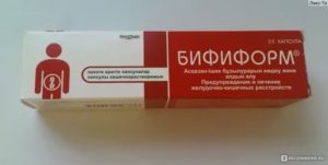 Применение бифиформа при молочнице