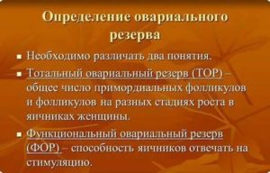 Определение овариального резерва яичников узи