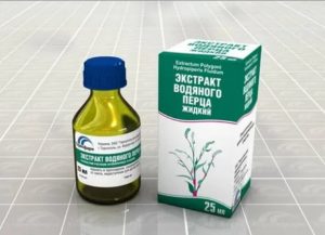 Настойка водяного перца при миоме и эндометриозе