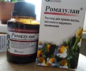 Раствор ромазулан при молочнице