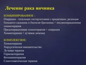 Лечение опухоли яичников препараты
