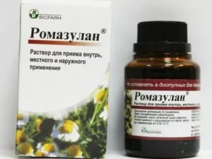 Раствор ромазулан при молочнице