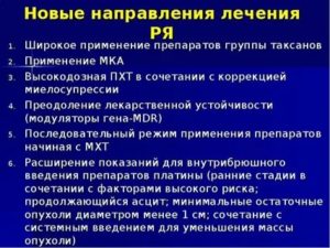 Препараты при опухоли яичника