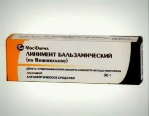 Прикладывать к члену мазь вишневского