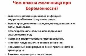 Как вылечить молочницу при беременности перед родами