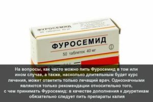 Как пить фуросемид можно ли при месячных
